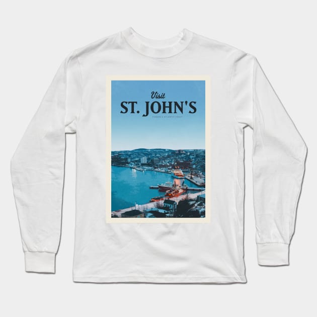 Visit St. John's Long Sleeve T-Shirt by Mercury Club